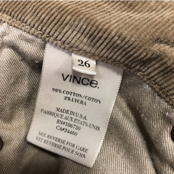 VINCE corduroy Pants - Picture 6 of 7
